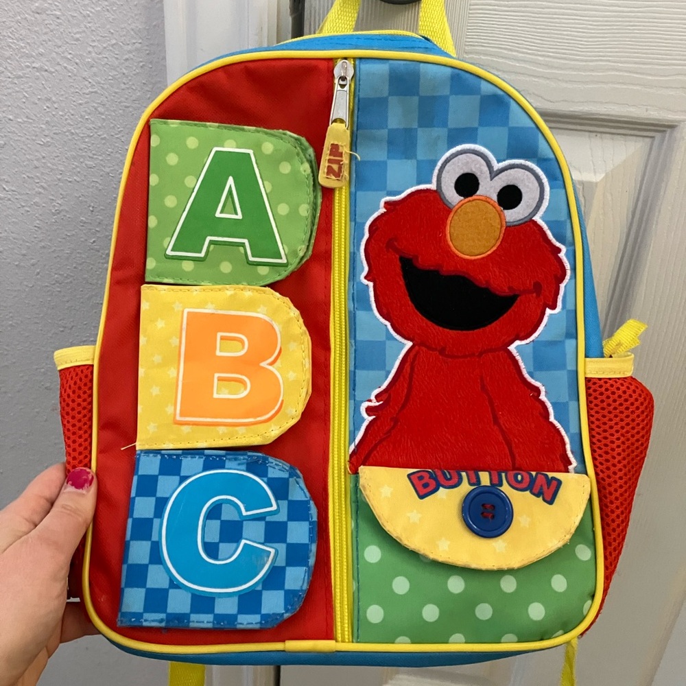 Elmo Kids Backpack ABC - Picture 3 of 7